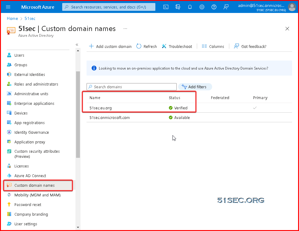 Install Azure AD Connect to Integrate On-Prem ADFS with AAD (Hybrid Identity)