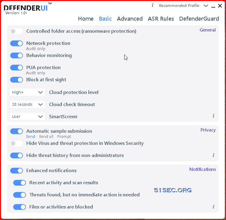 DefenderUI 1.14 free downloads